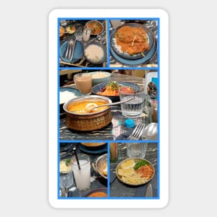 Food Collage 11: Palace Plates & Cultural Bites Magnet